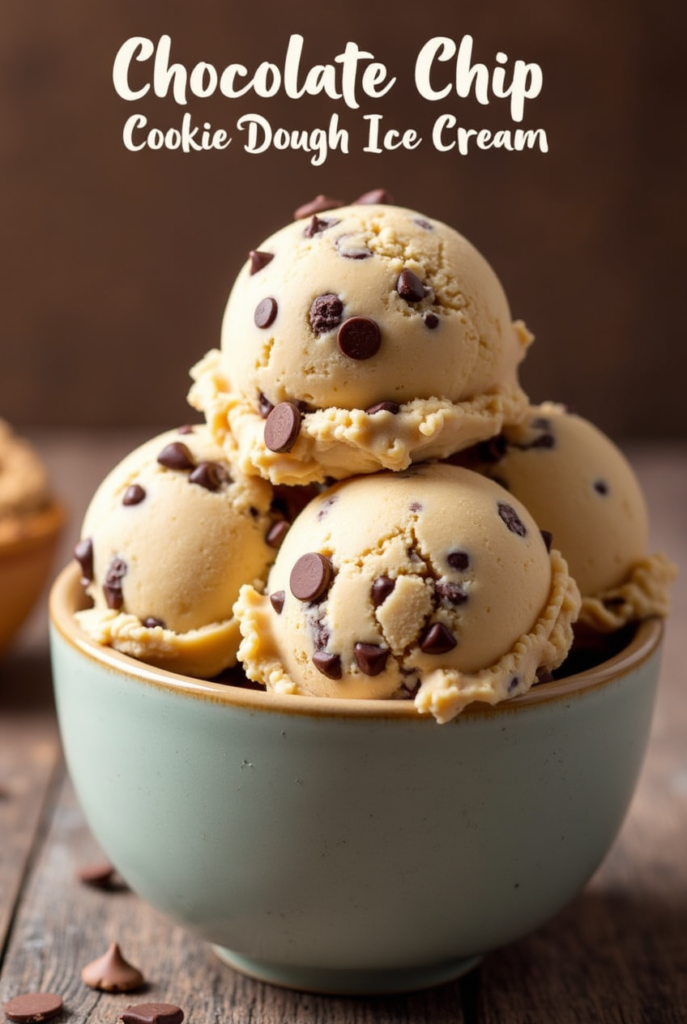 Chocolate Chip Cookie Dough Ice Cream