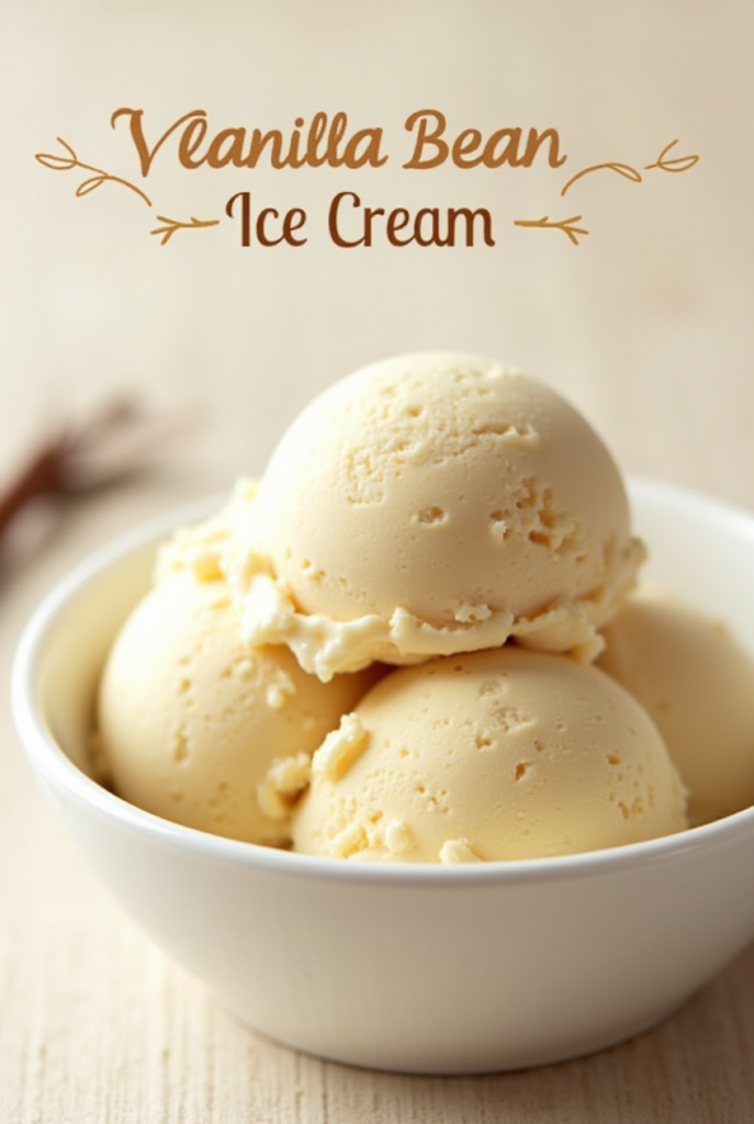 Creamy Vanilla Bean Ice Cream