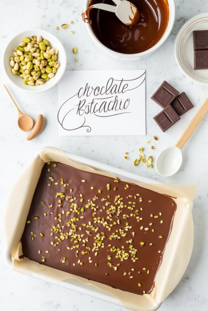 chocolate pistachio bar 2