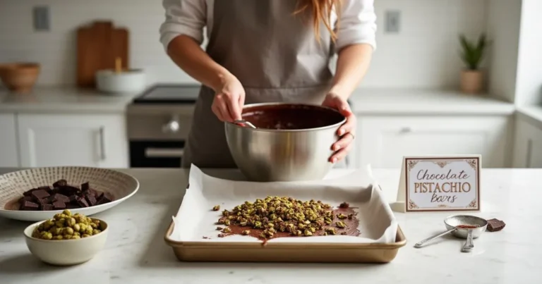 chocolate pistachio bar