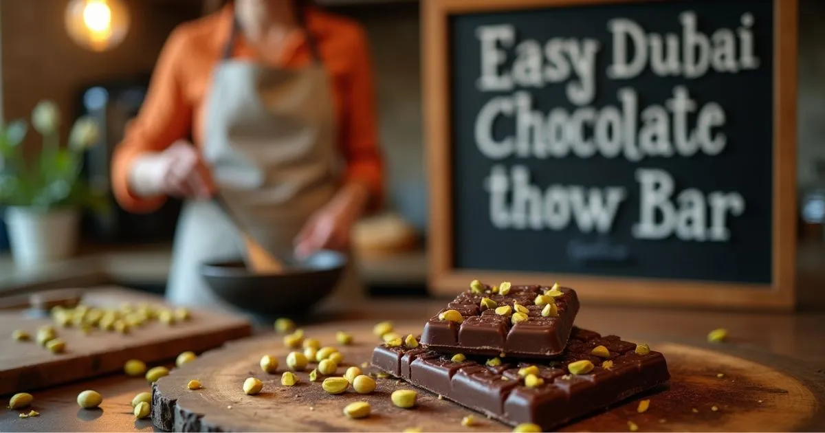 dubai chocolate bar recipe