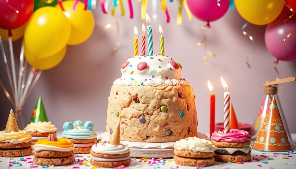 Birthday Cookie Cakes Celebration