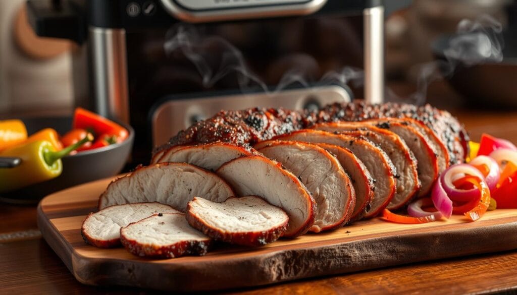 Smoked Pork Loin in Electric Smoker