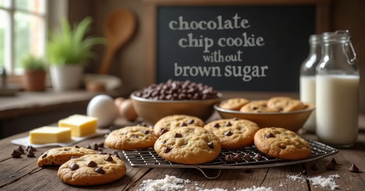 chocolate chip cookie recipe without brown sugar