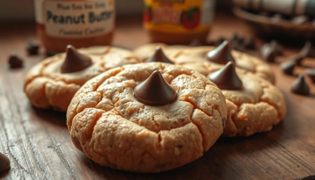 easy peanut butter chocolate chip cookies