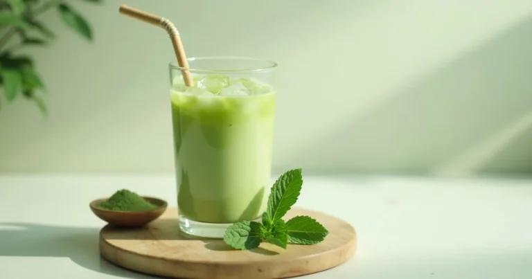 iced matcha latte recipe