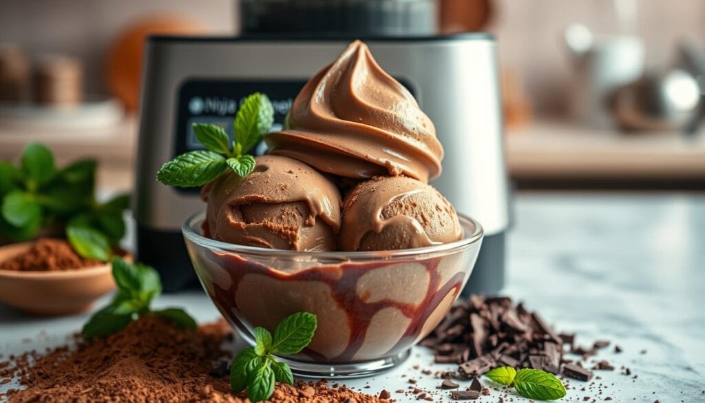 ninja creami chocolate ice cream