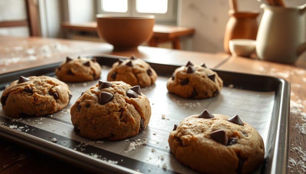 Chocolate Sourdough Sugar Cookies Baking