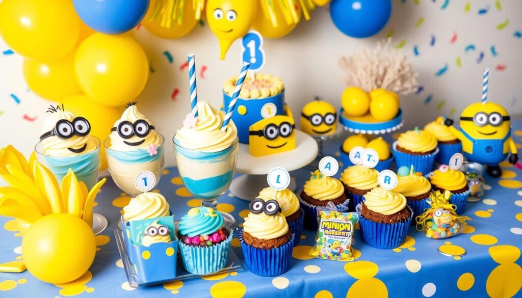 Minion Themed Party Dessert Table