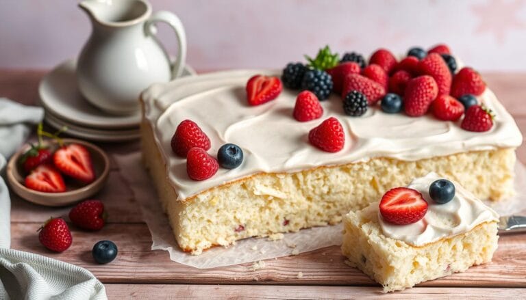 easy kefir sheet cake description