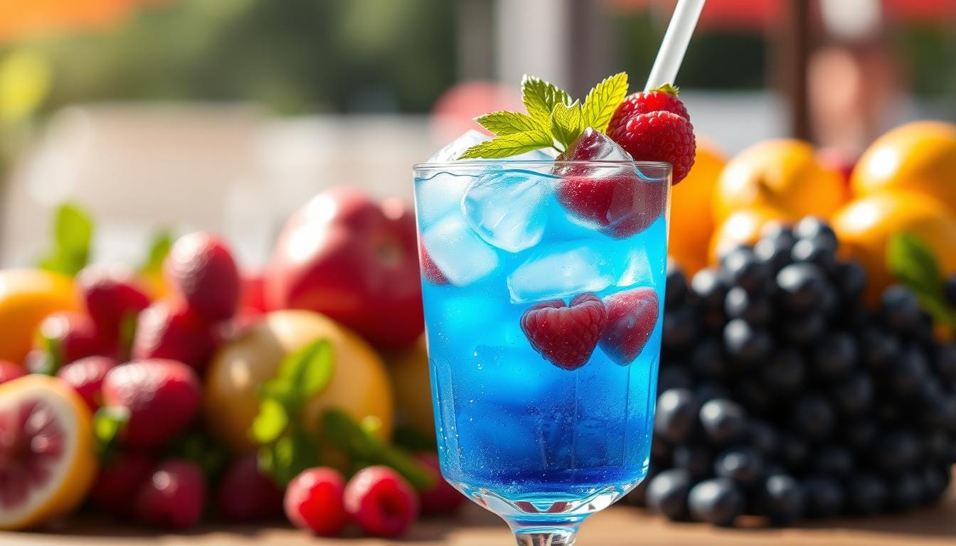 how to make blue raspberry