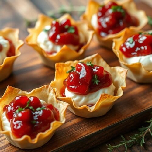 cranberry recipes for thanksgiving cups phyllo dough goat cheese